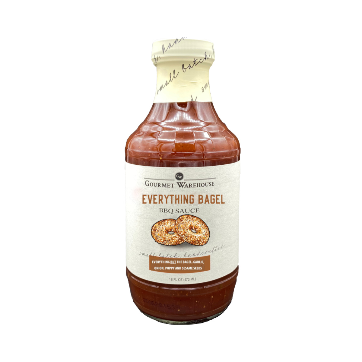 Gourmet Warehouse Everything Bagel BBQ Sauce, 16 oz , Case of 6