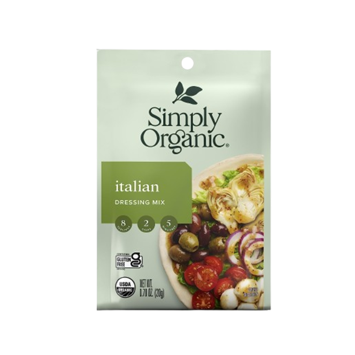 Simply Organic, Organic Dressing Mix Italian, Case Of 12, .7 oz