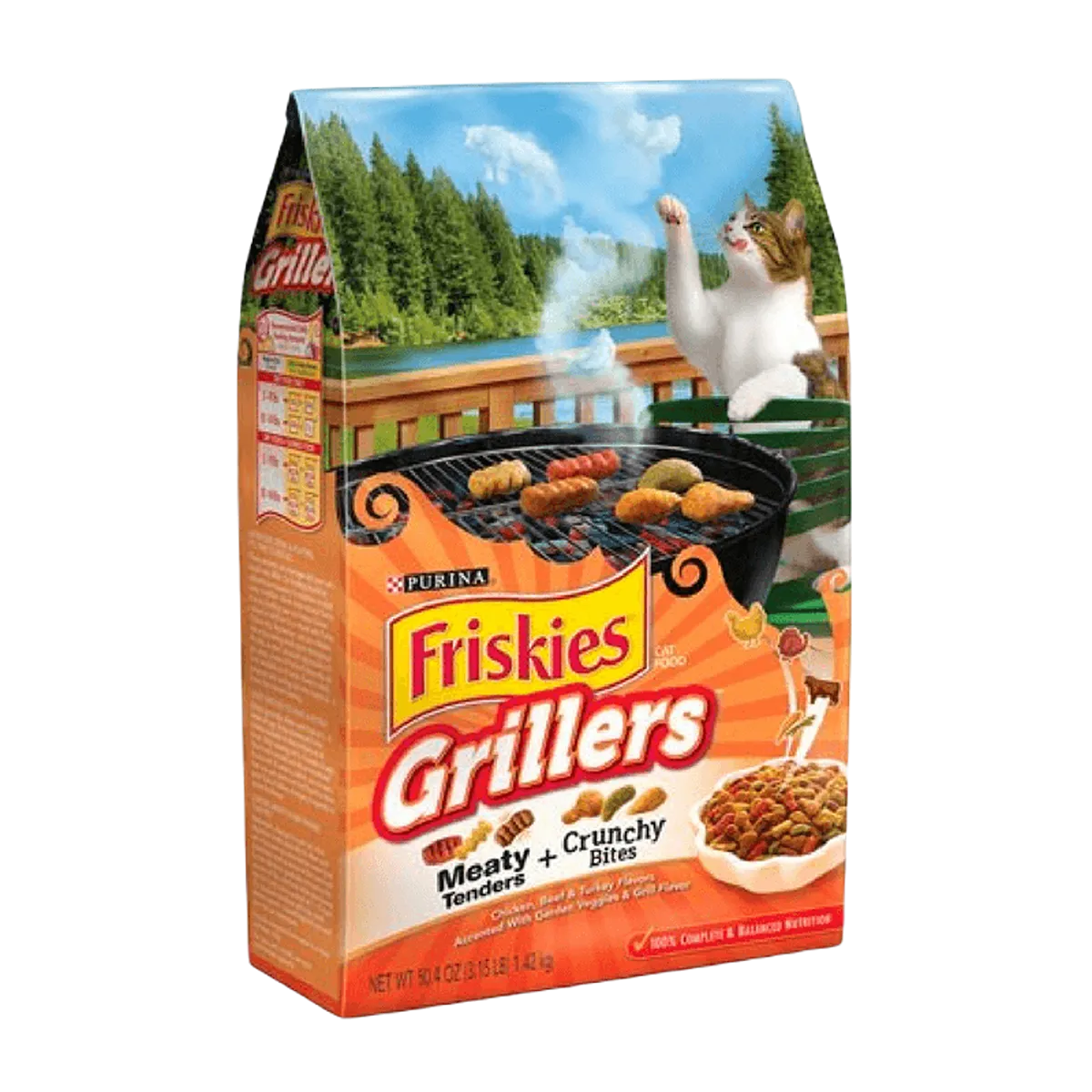 Purina Friskies Cat Food Grillers Blend,1.42kg)