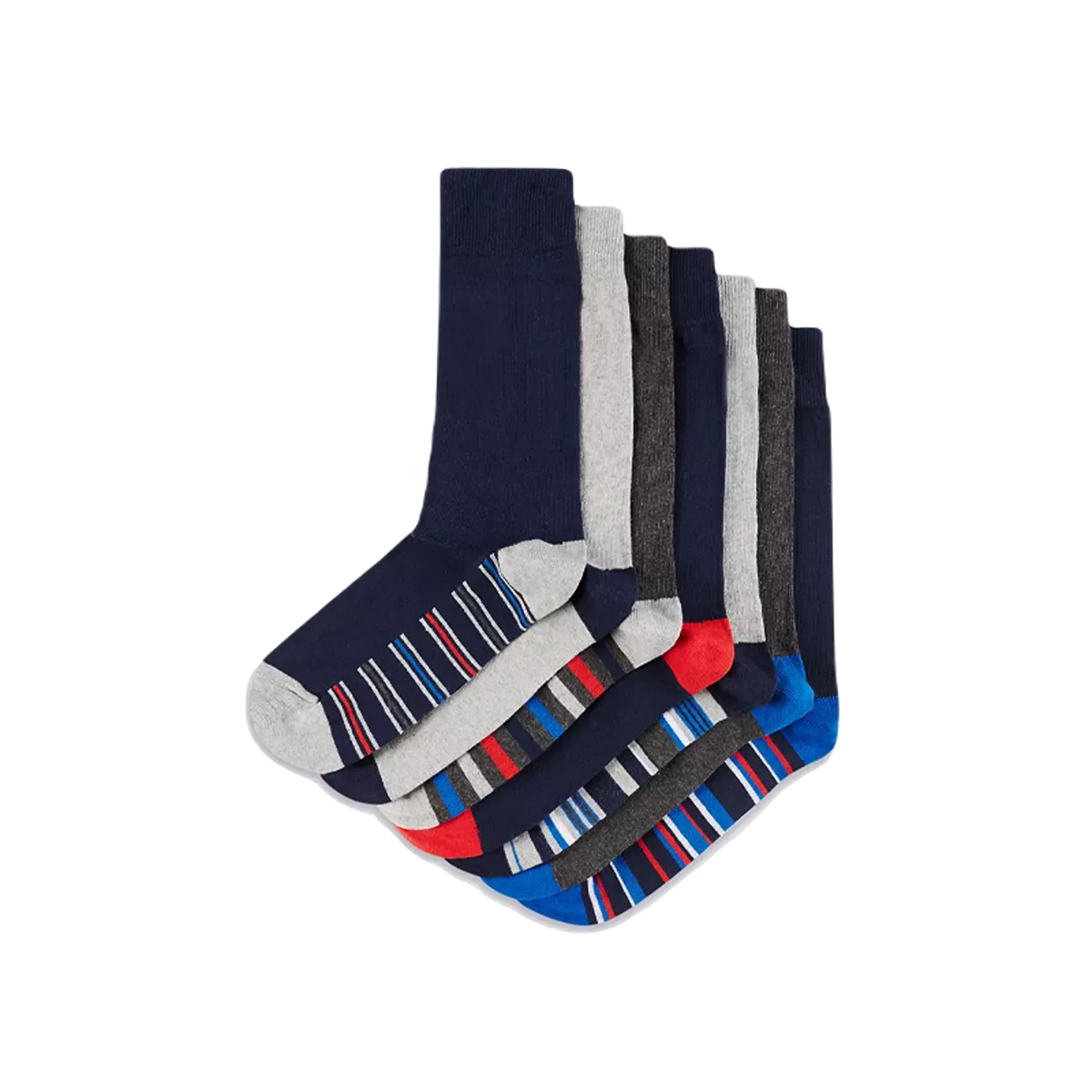 Marks & Spencer 7 Pair Freshfeet Cotton Rich Socks Cf