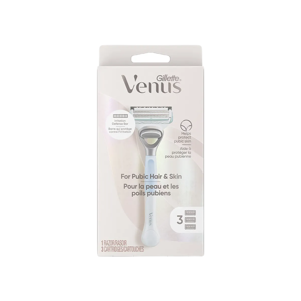 Venus For Pubic Hair & Skin Womens Razor Blade Refills