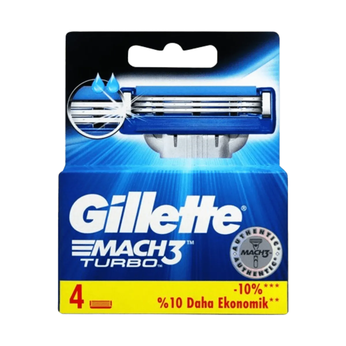 Gillette Mach 3 Turbo Blade 4 Cart