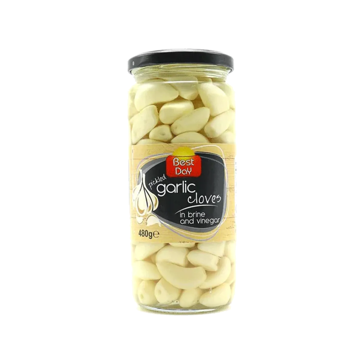 Best Day Pickled Garlic Cloves 480g