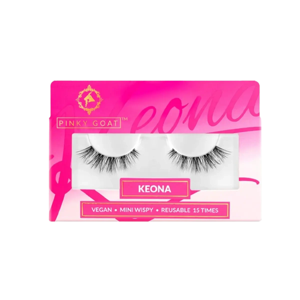 Pinky Goat Reusable Faux Mink Lashes Keona