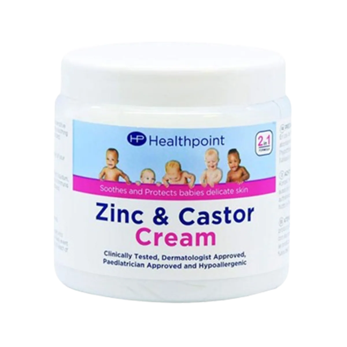 Zinc and Castor Cream Healthpoint Vegan Lanolin free 225g
