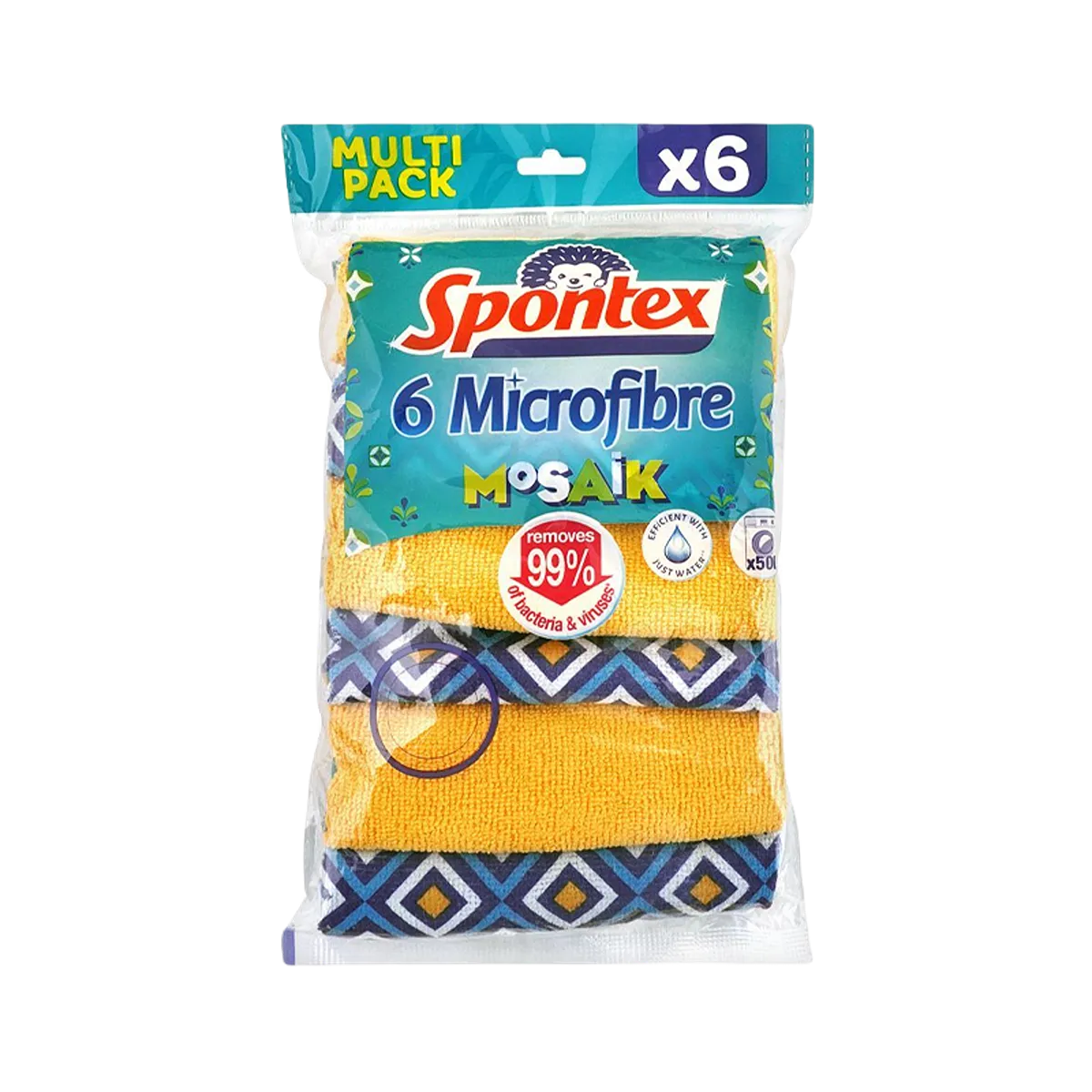 Spontex Mosaik Cloth 3pcs