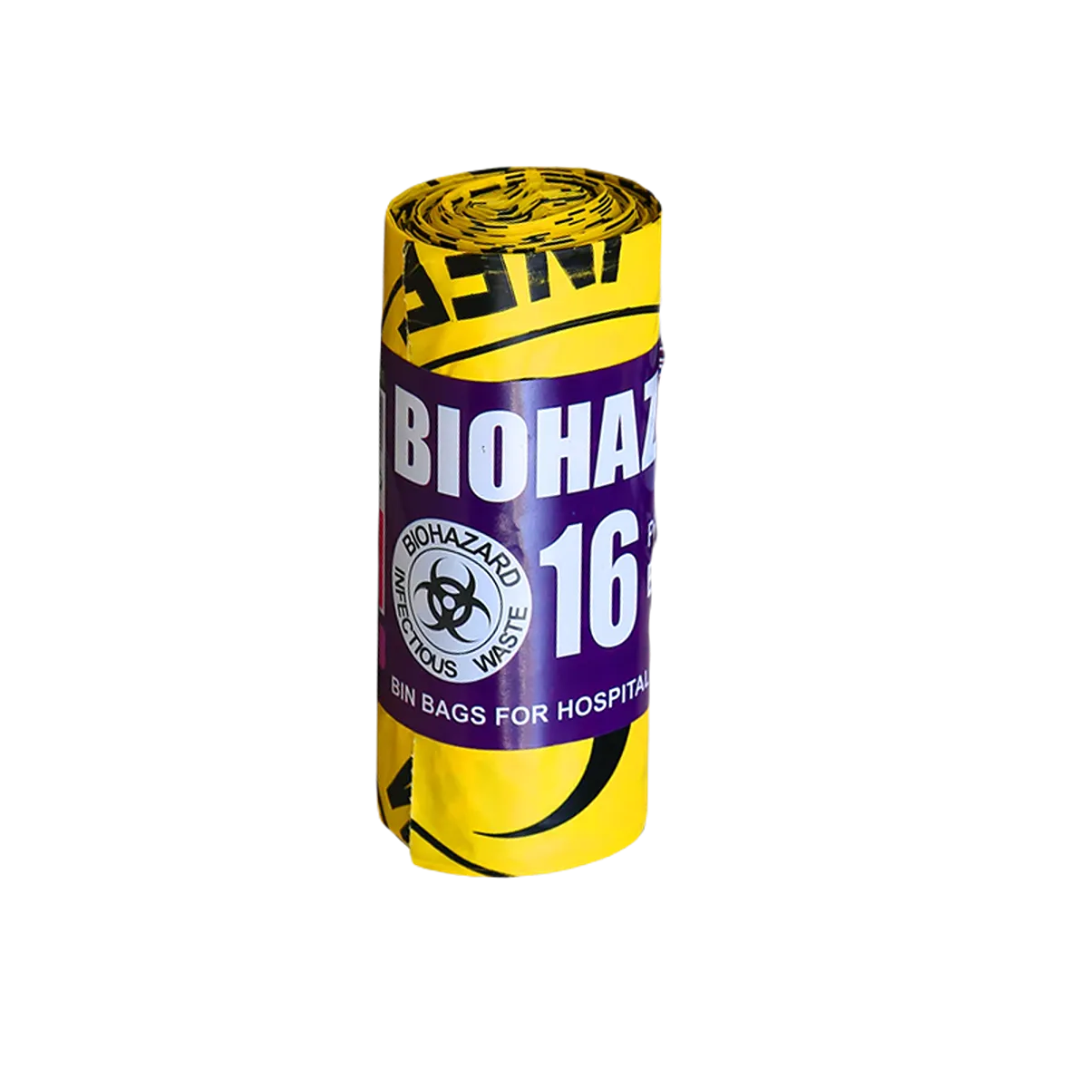 Jazee Biohazard Printed Refuse Sack 16 Binliner 18X26 Inch