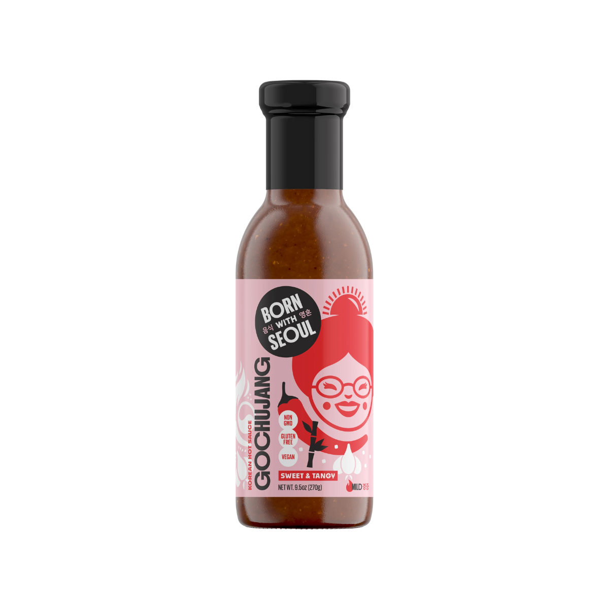 Born With Seoul Sweet & Tangy Gochujang - Case of 12 - 9.5 oz