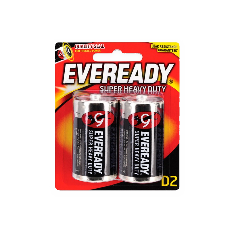 Eveready 2 Pack Super Heavy Duty