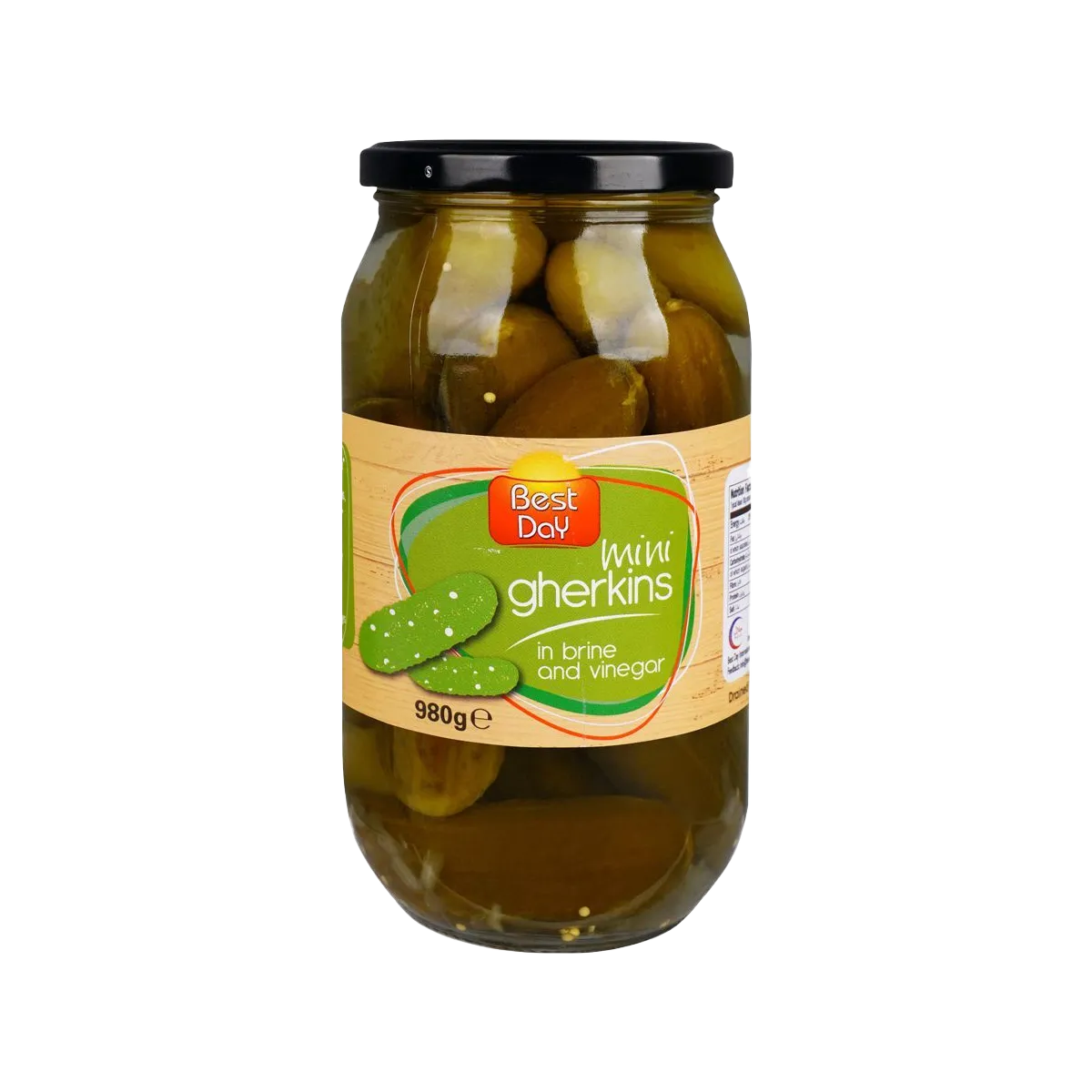 Best Day Slice Gherkins 950g