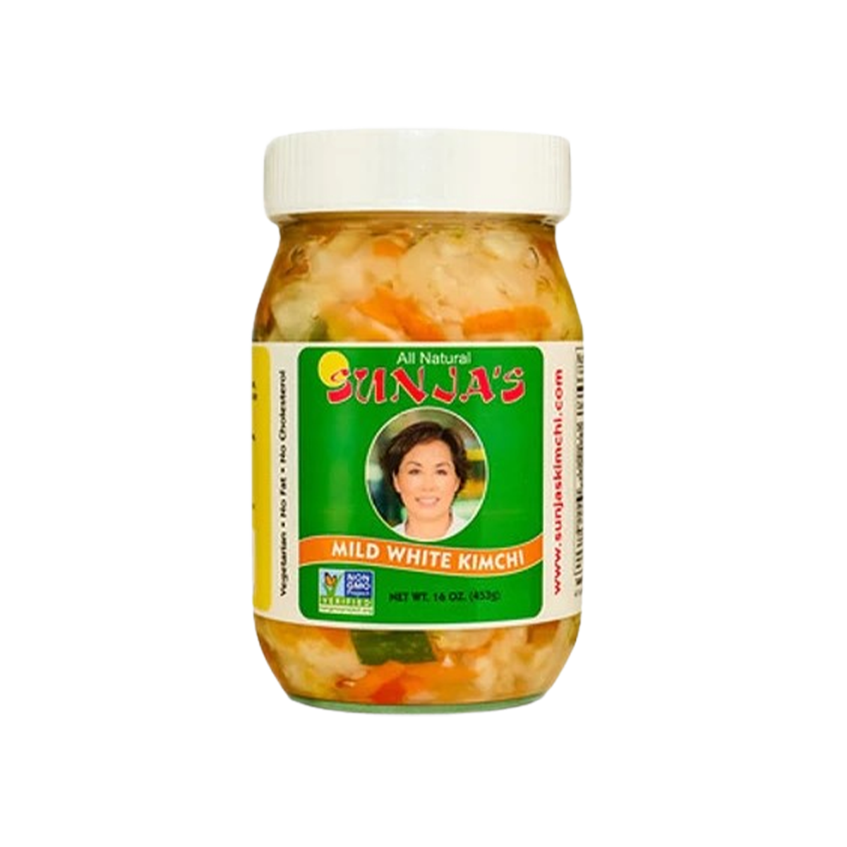 Sunja's Oriental Foods, Mild White Kimchi, Case Of 12, 16 oz