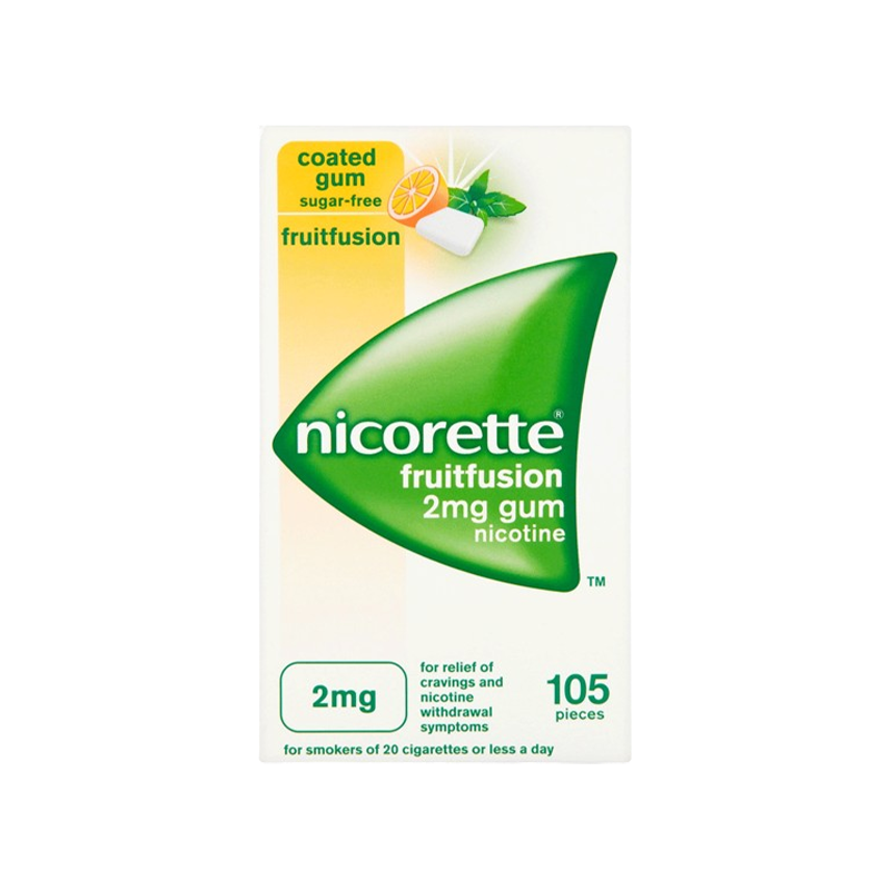 Nicorette Fruitfusion 2mg Nicotine Gum