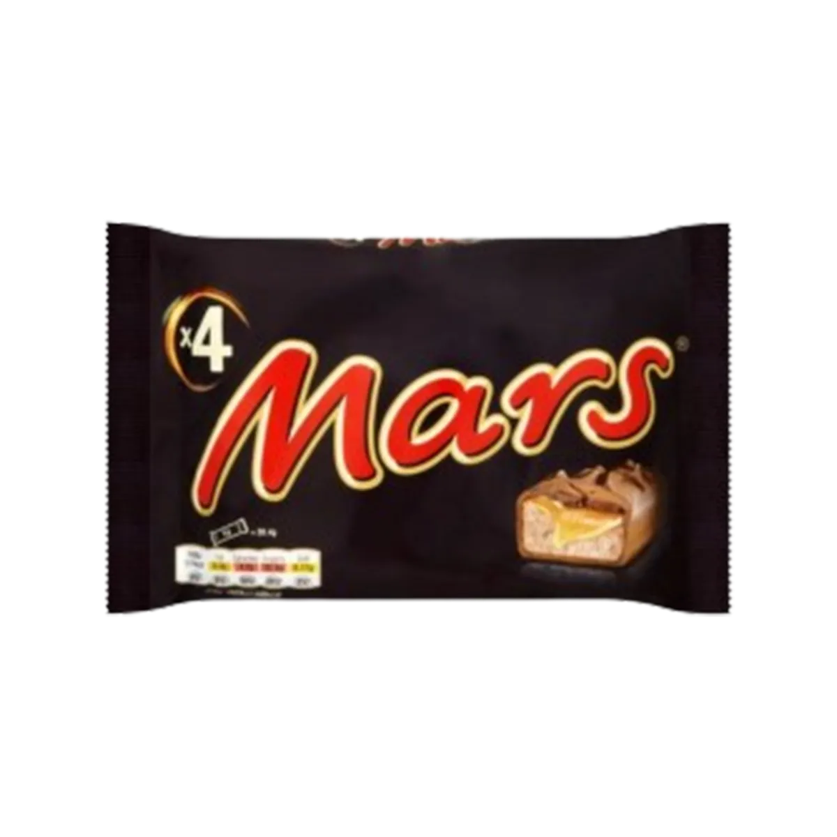 Mars Caramel, Nougat & Milk Chocolate Snack Bars 39.4gsd