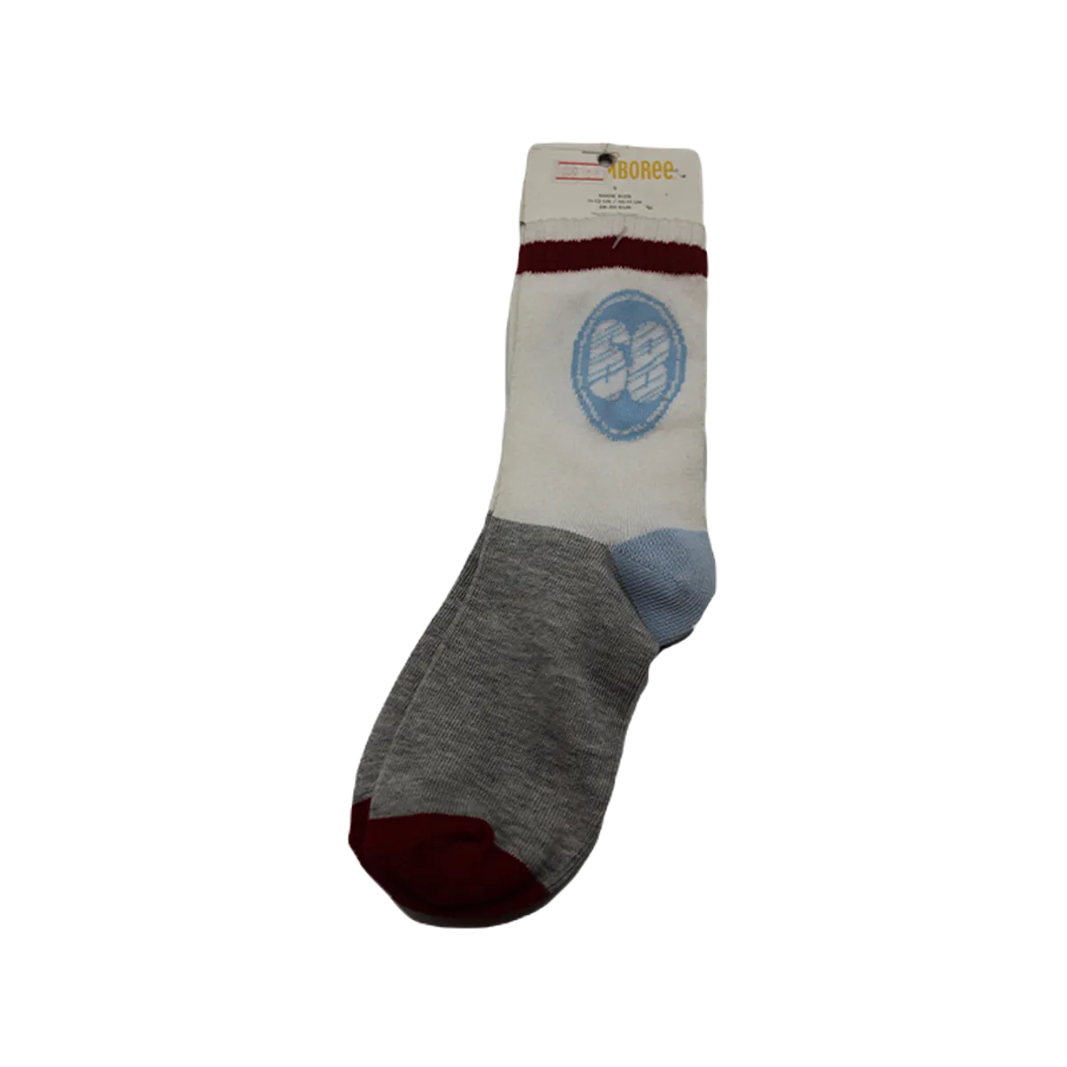 Gymboree Boy Socks Size S White Gray