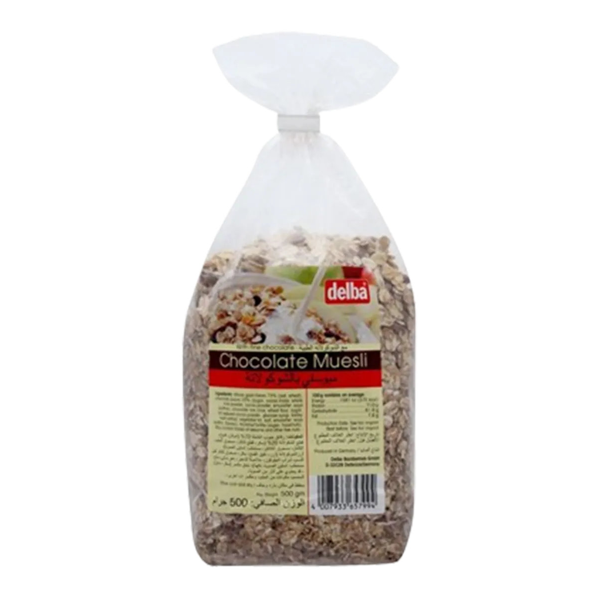 Delba Muesli Chocolate 500G