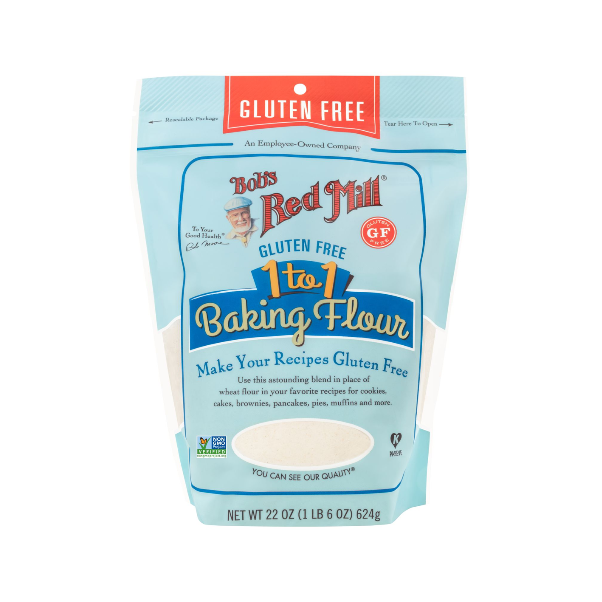 Bob's Red Mill, Display Baking Flour Gluten Free 1:1, Case Of 36, 22 oz