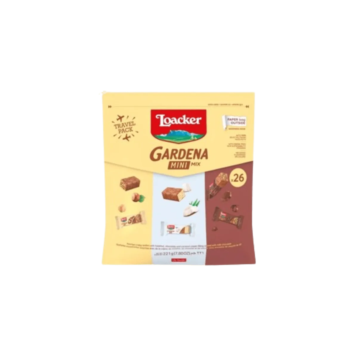 Loacker Gardena Mini Mix 26 Pcs 221g