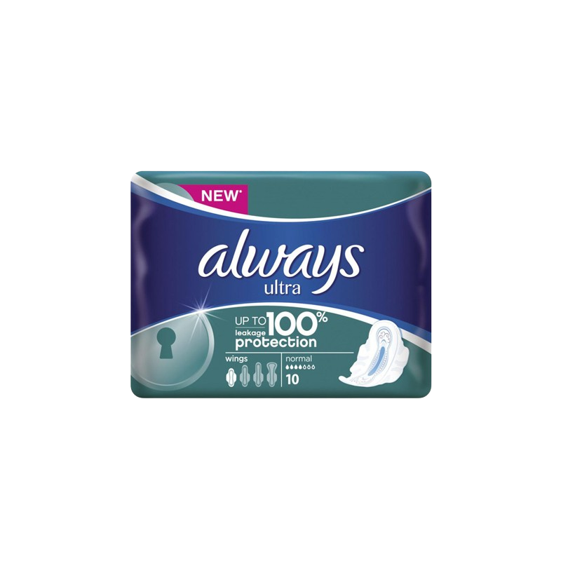 Always Ultra Normal Plus With Wings 10/ct