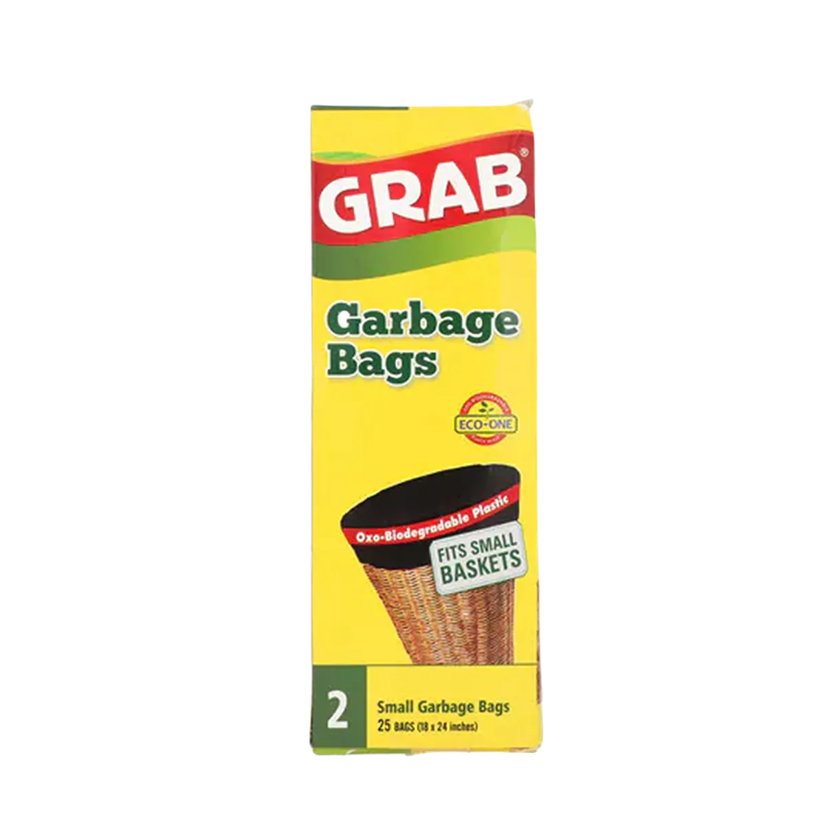 Grab Garbage Bags little medium 25 Bags 18*24 inches