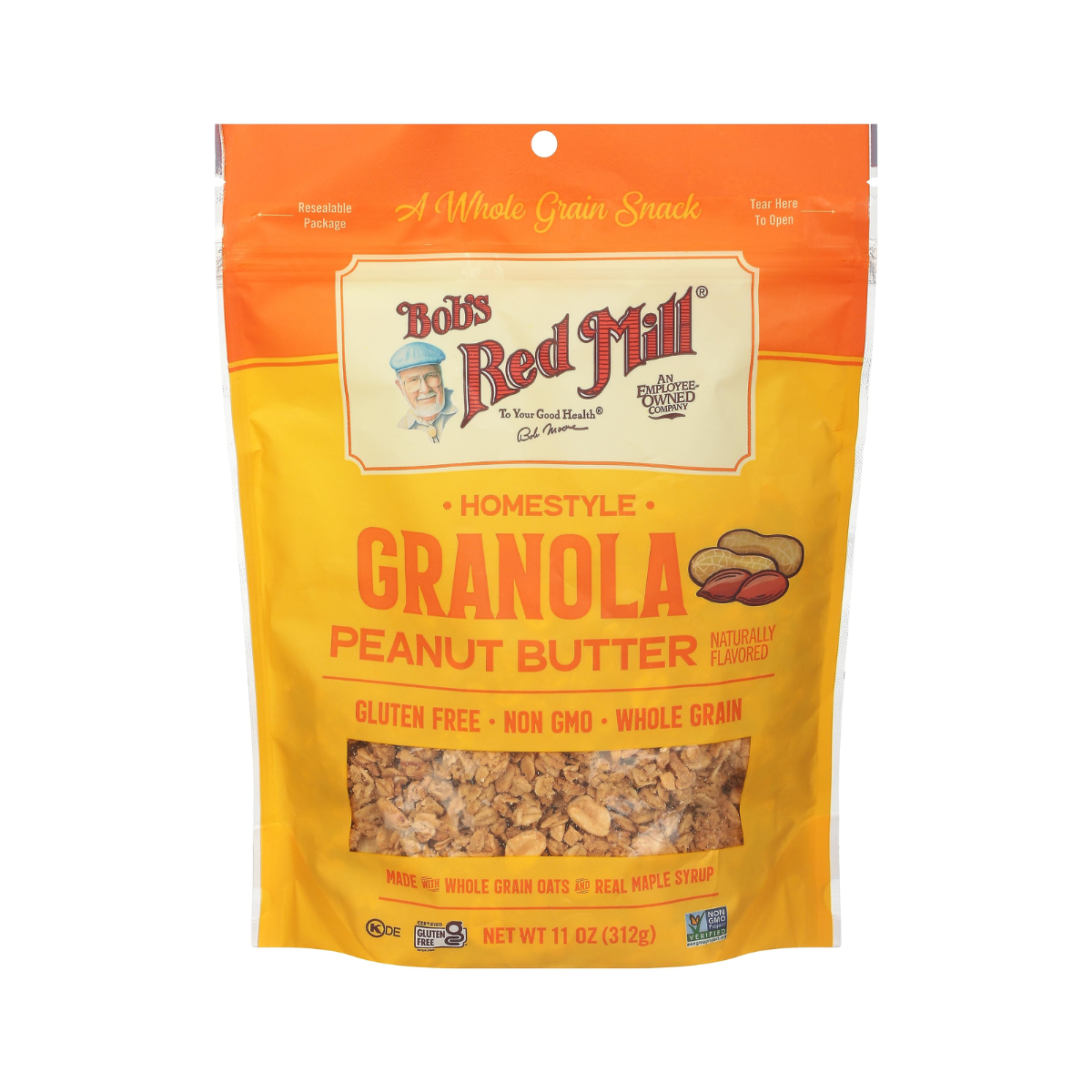 Bob's Red Mill, Granola Peanut Butter, Case Of 6, 11 oz