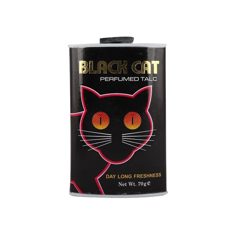 Black Cat Perfumed Talc