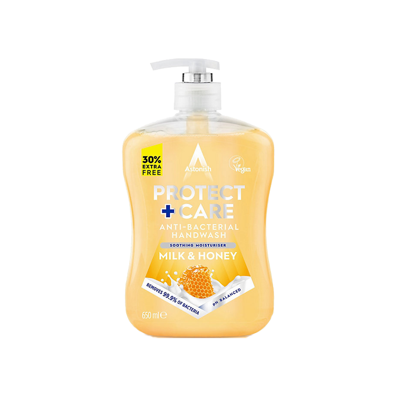 Astonish Protect Care Milk Honey HandWash 650ml