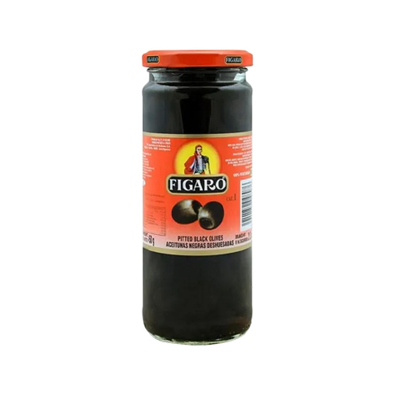 Figaro Black Olive Pitted 450g
