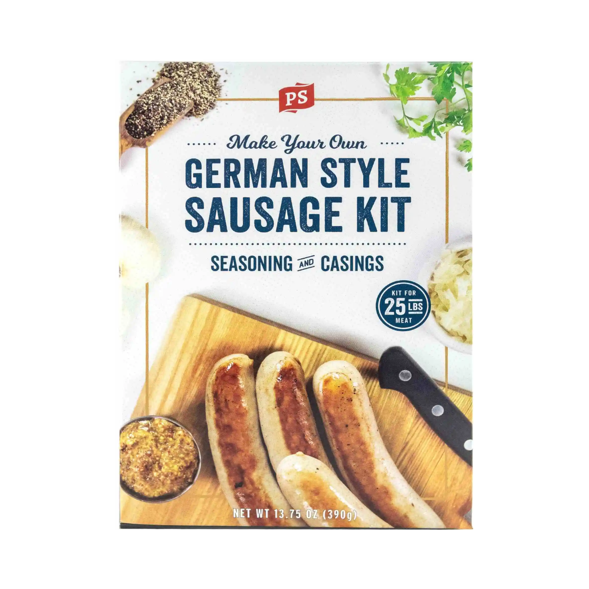 Elkhorn Smokehouse, German Sausage Seasoning Mix - Case of 12 - 8 OZ