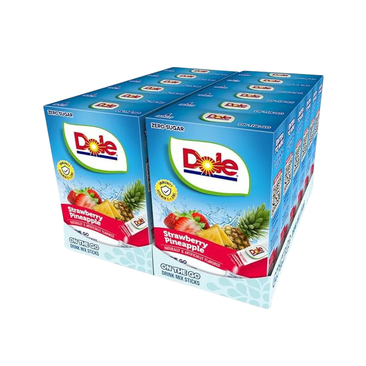 Juicy Mixes Dole Strawberry Pineapple - Powder Drink Mix - Sugar Free & Delicious, Makes 72 Flavored Water Beverages