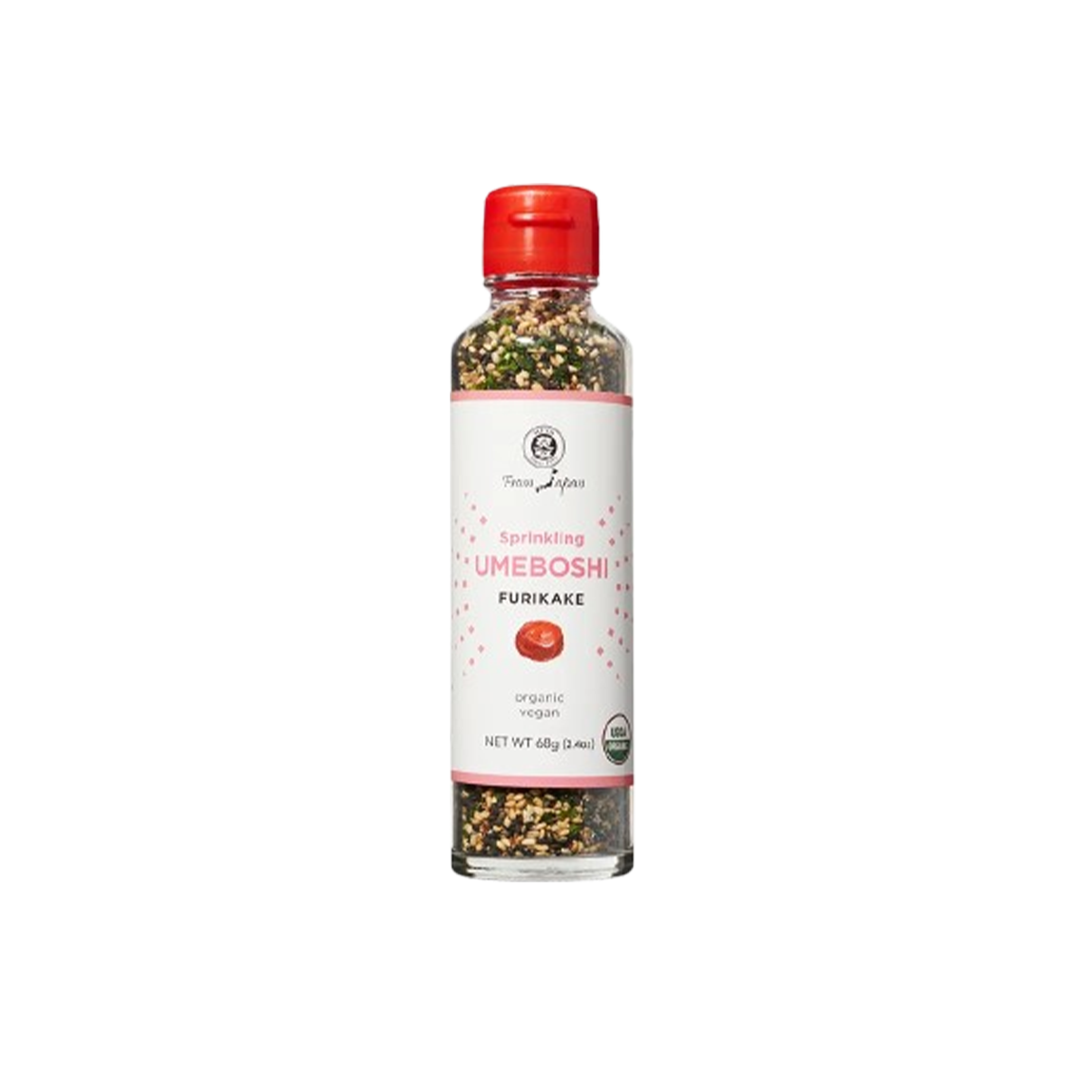 Muso From Japan, Sprinkling Umeboshi Furikake Bottle, Case Of 6, 2.4 oz