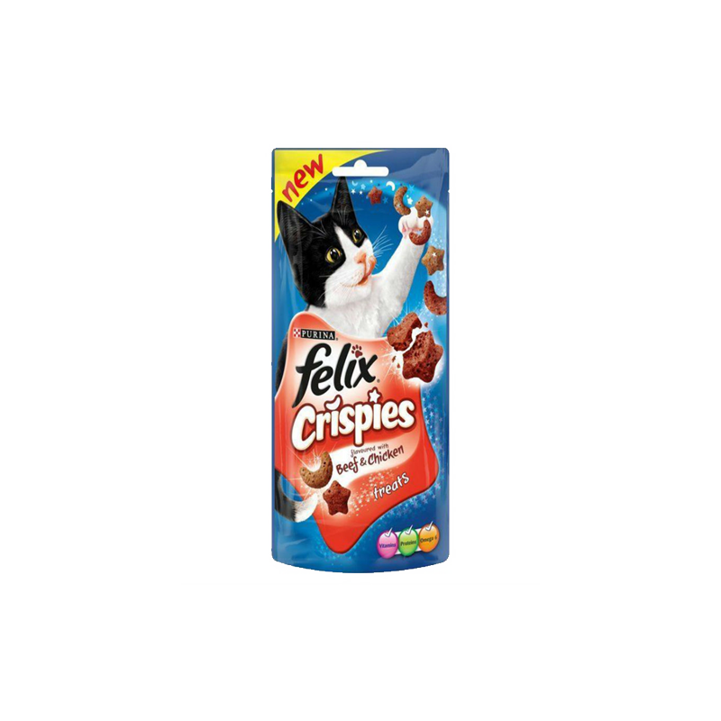 Purina Felix Crispies Beef And Chicken