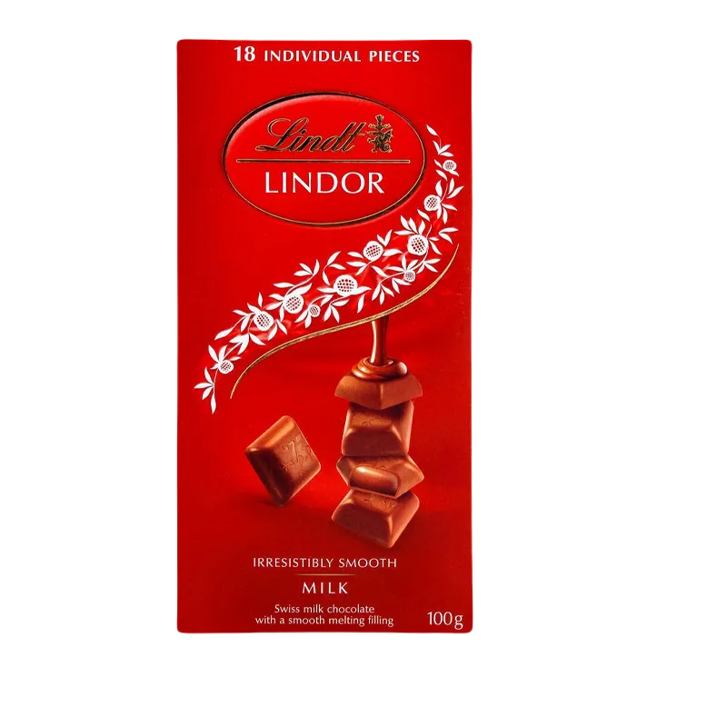 Lindt Lindor Irresistibly Smooth Línfini Fondant Milk & Lait 120g