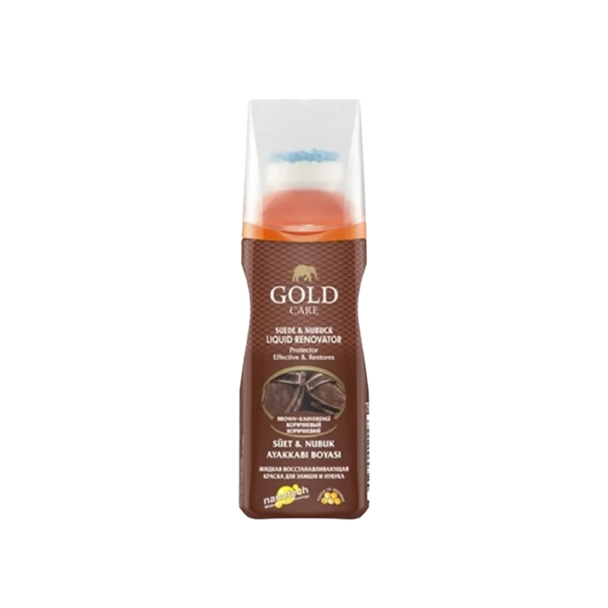 Goldcare Shoe Liquid Renovator Brown 75ml