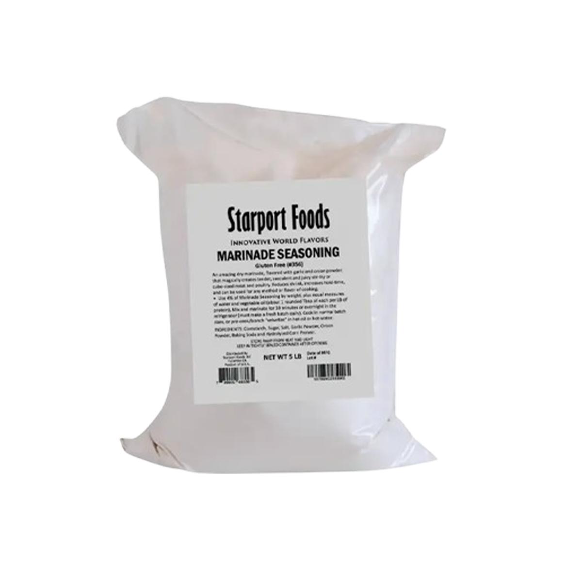 Starport Foods - Marinade Seasoning Gluten Free - Case of 4 - 5 lb bag