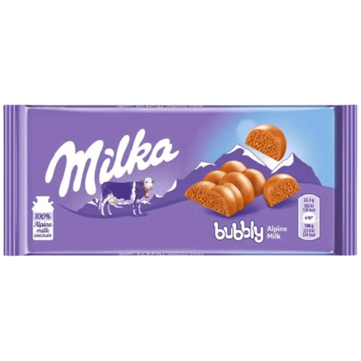 Milka Bubbly Alpine Milk Chocolate 93g