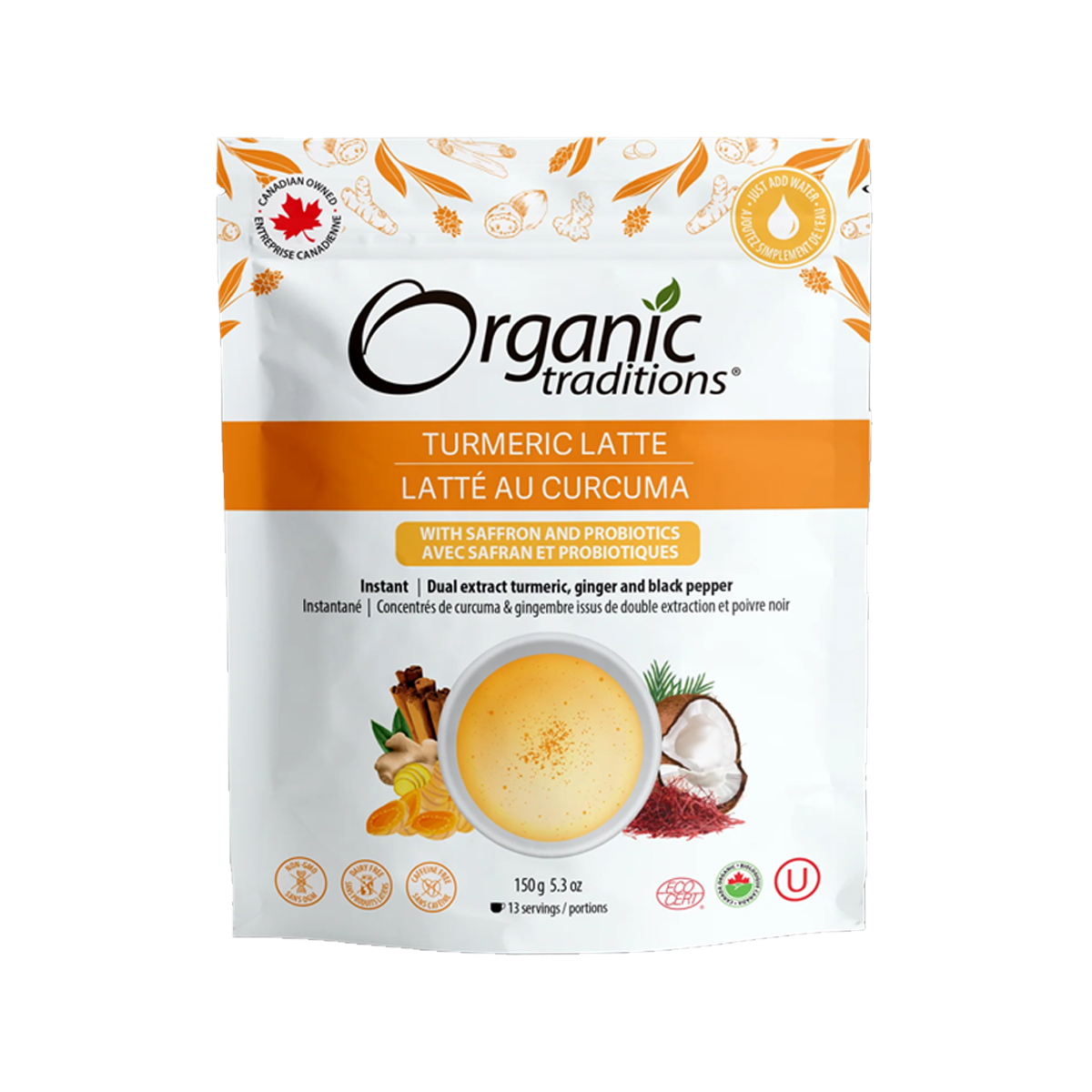 Organic Traditions Latte Turmeric 150g