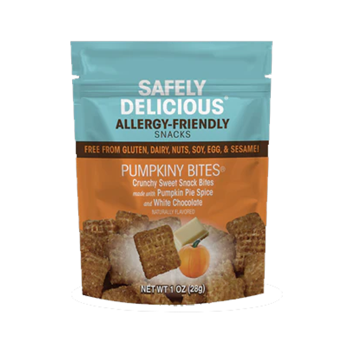 Safely Delicious, LLC, Pumpkiny Bites (Seasonal, ships August - November) - Case of 25 - 1 OZ