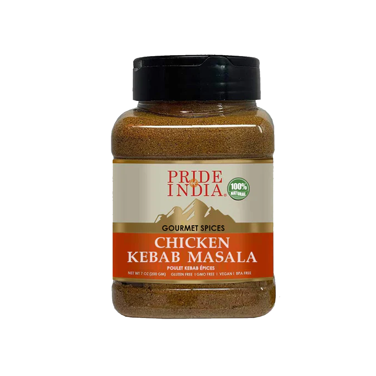 PRIDE OF INDIA Chicken Kebab Masala  - Case of 6 - 7 oz