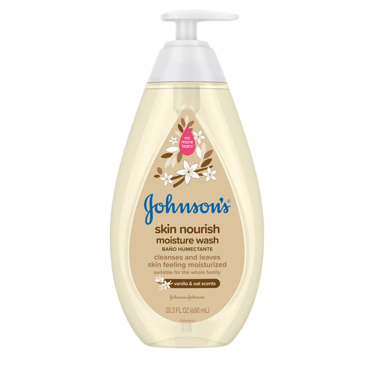 Johnson Baby Wash Vanilla & Oat 600ml