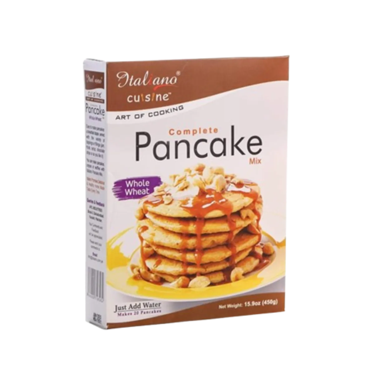 Italiano Pancake Mix Whole Wheat 450gm