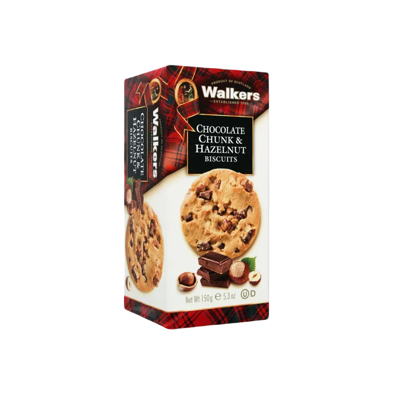 Walkers Biscuits/Crackers Chocolate Chunk & Hazelnut