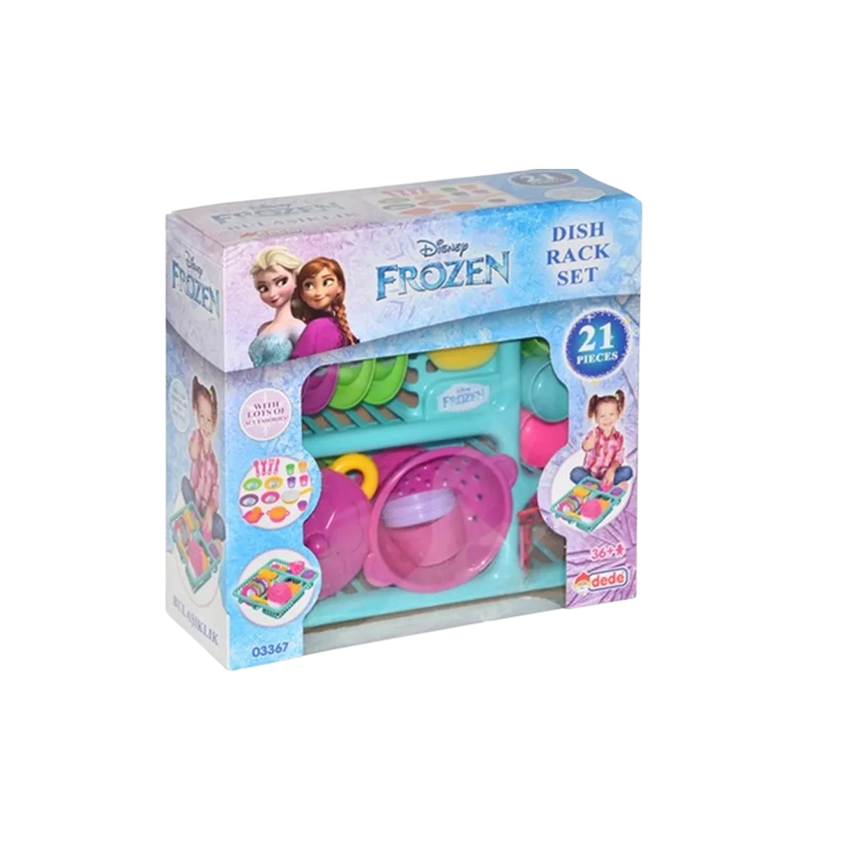 Dede Disnep Frozen Dish Rack Set 21 Pcs (03367)