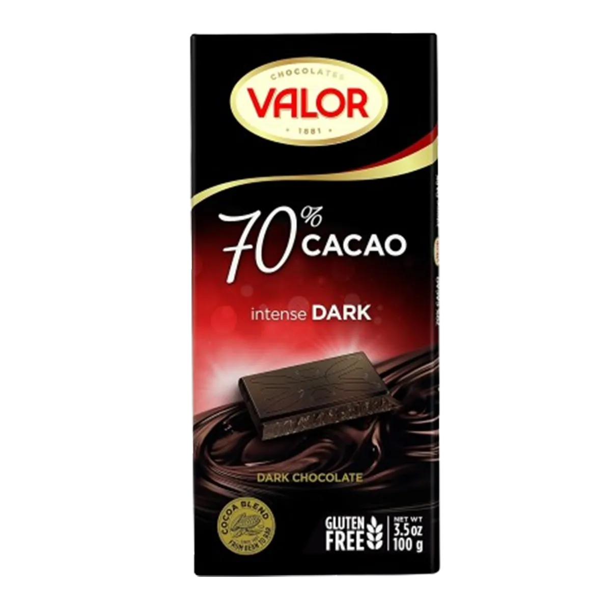 Valor Chocolate 70% Intense Dark 100g