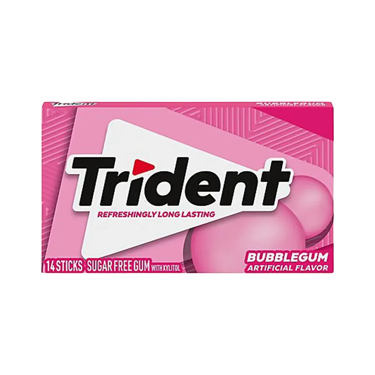 Trident Gum Bubble Gum 14 Sticks