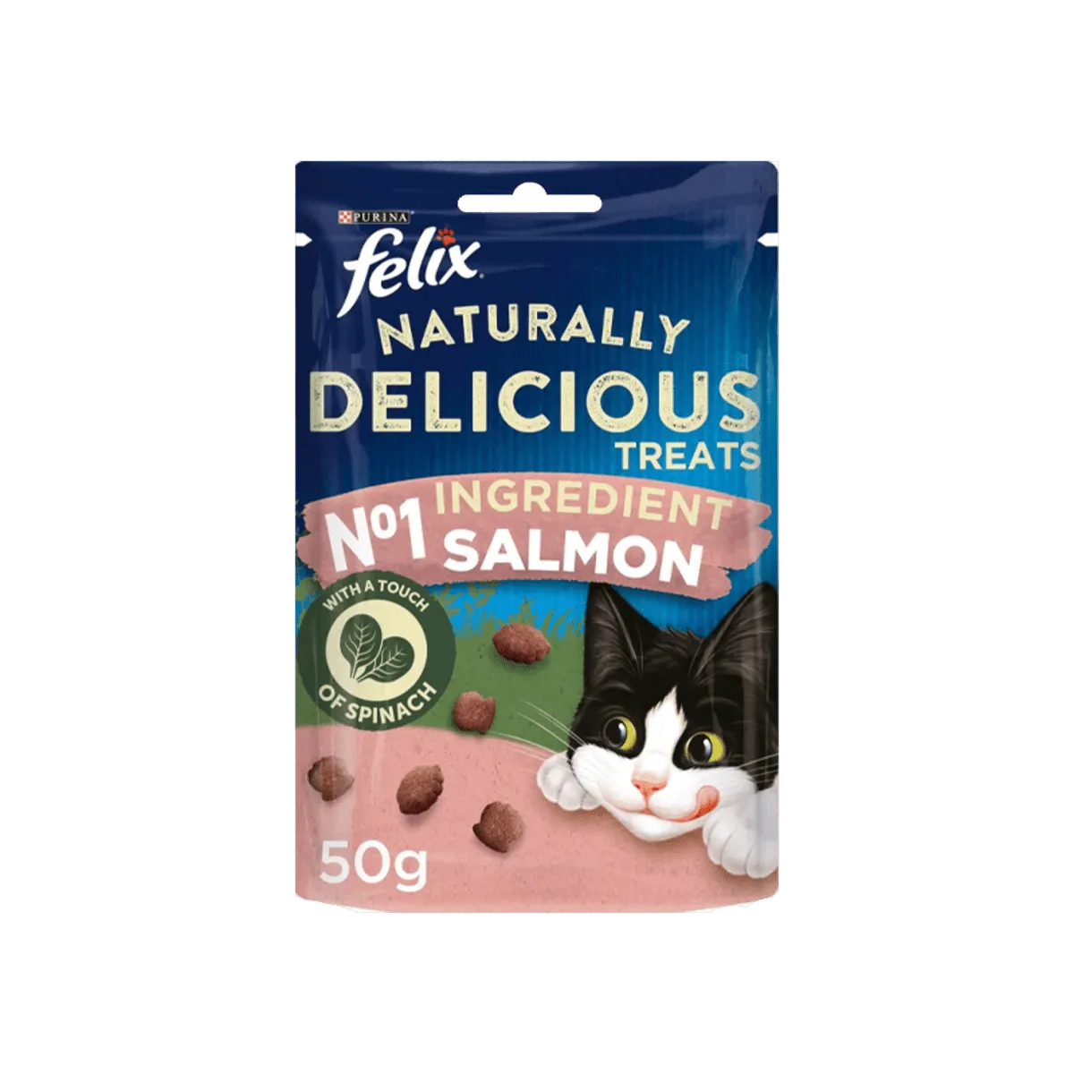 Felix Naturally Delicious Cat Treats Salmon 50g