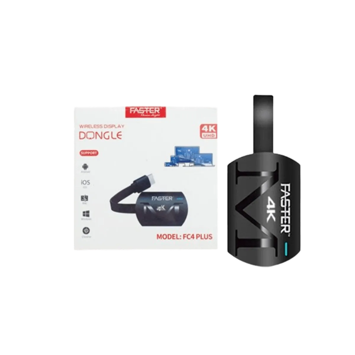 Faster Wireless Display Dongle FC4 Plus