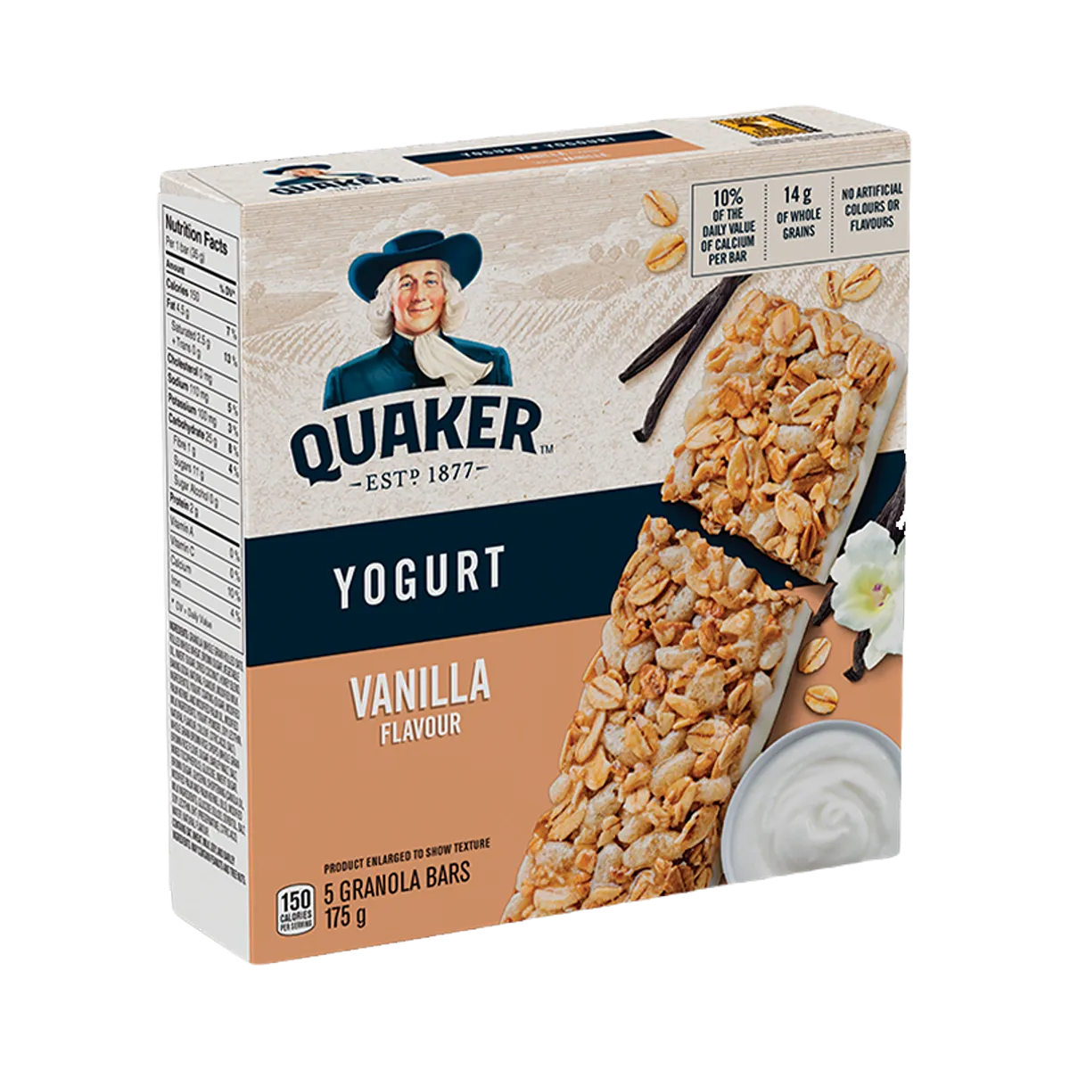 Quaker Granola Bar Yogourt Vanilla 35g