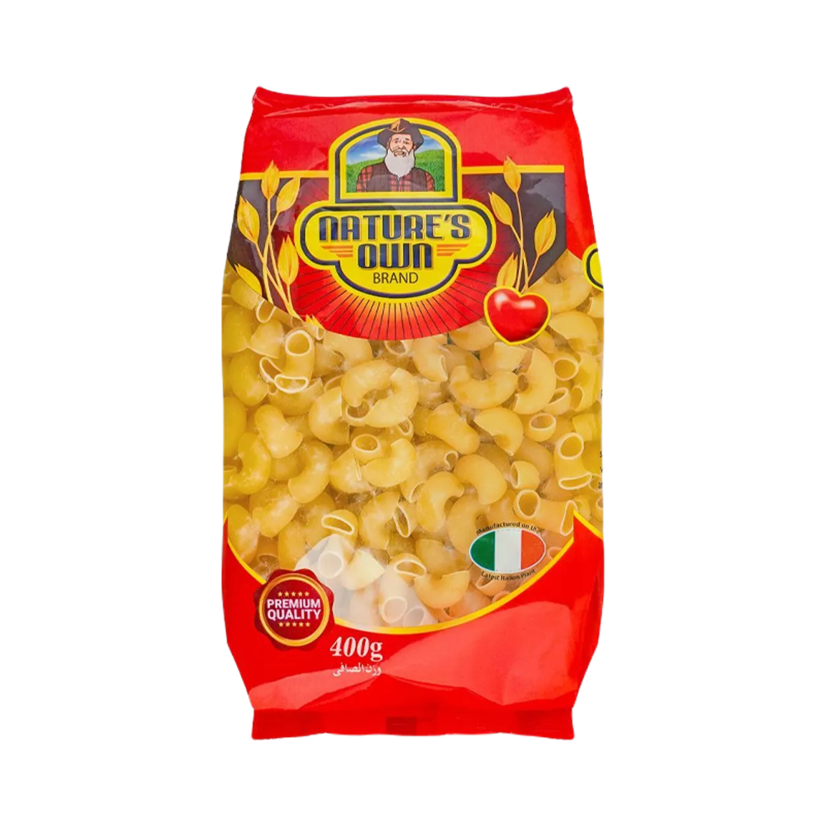 Natures Own Big Elbow Pasta 400g