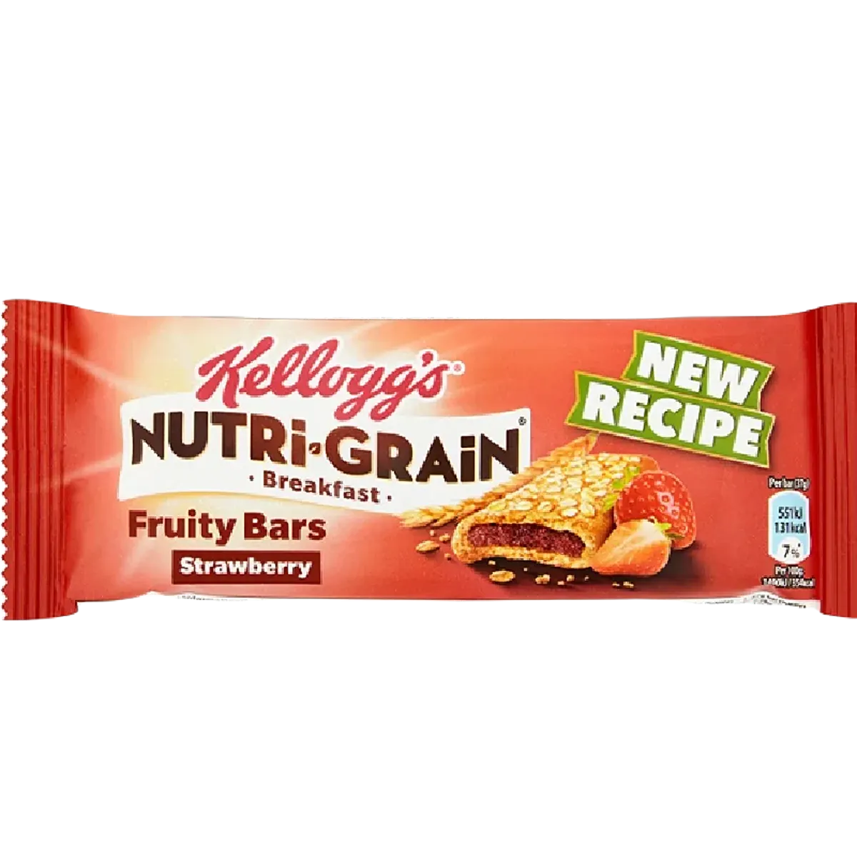 Kelloggs Nutri Grain Strawberry Farises Bars 37g