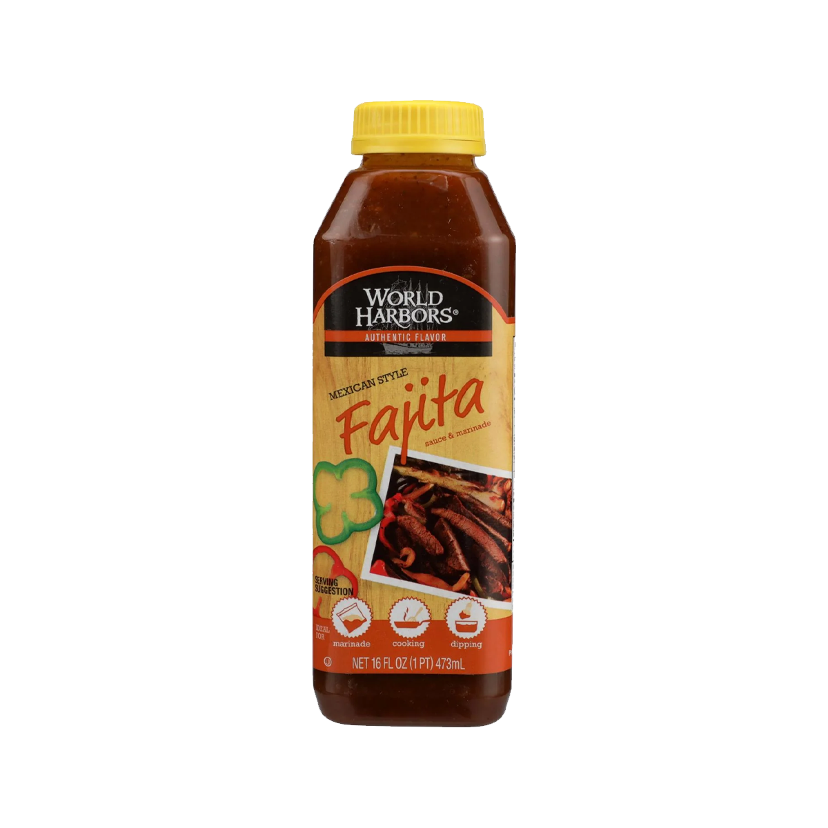 World Harbor, Fajita Marinade And Sauce Mexican Style, Case Of 6, 16 oz